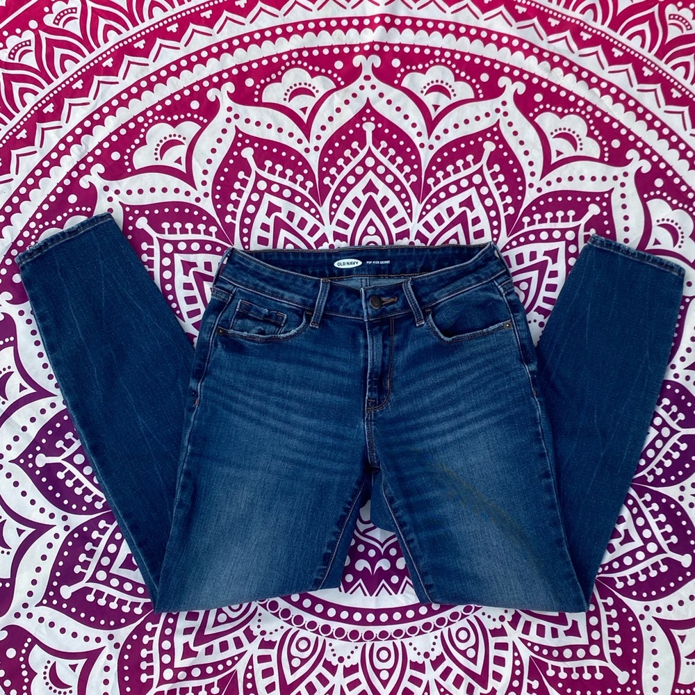 Old Navy Pop Icon Skinny Denim Jeans 0 Short